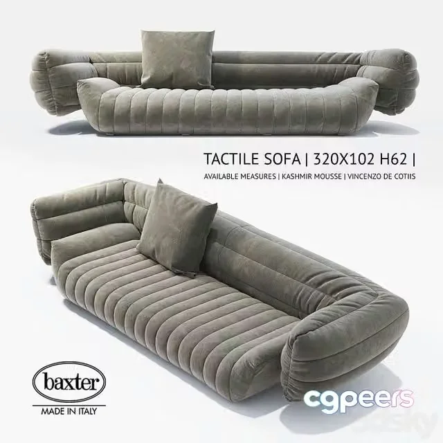 3ds Max Free – Sofa Baxter Tactile