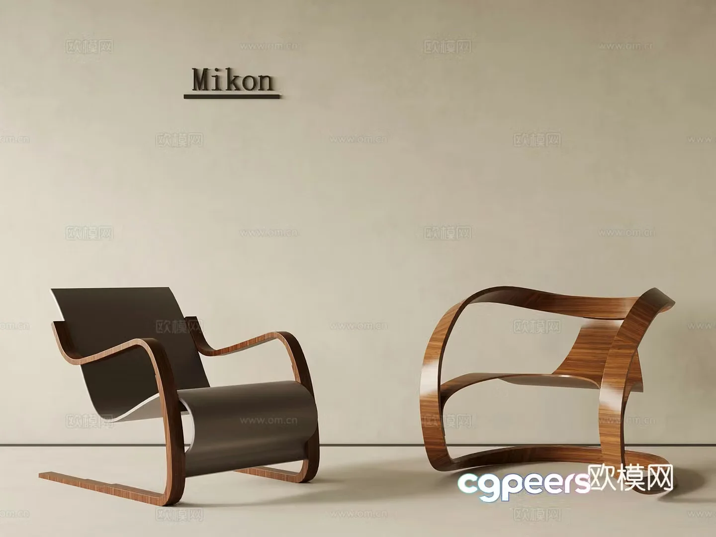 01 chair medieval style chair leisure chair 3d model