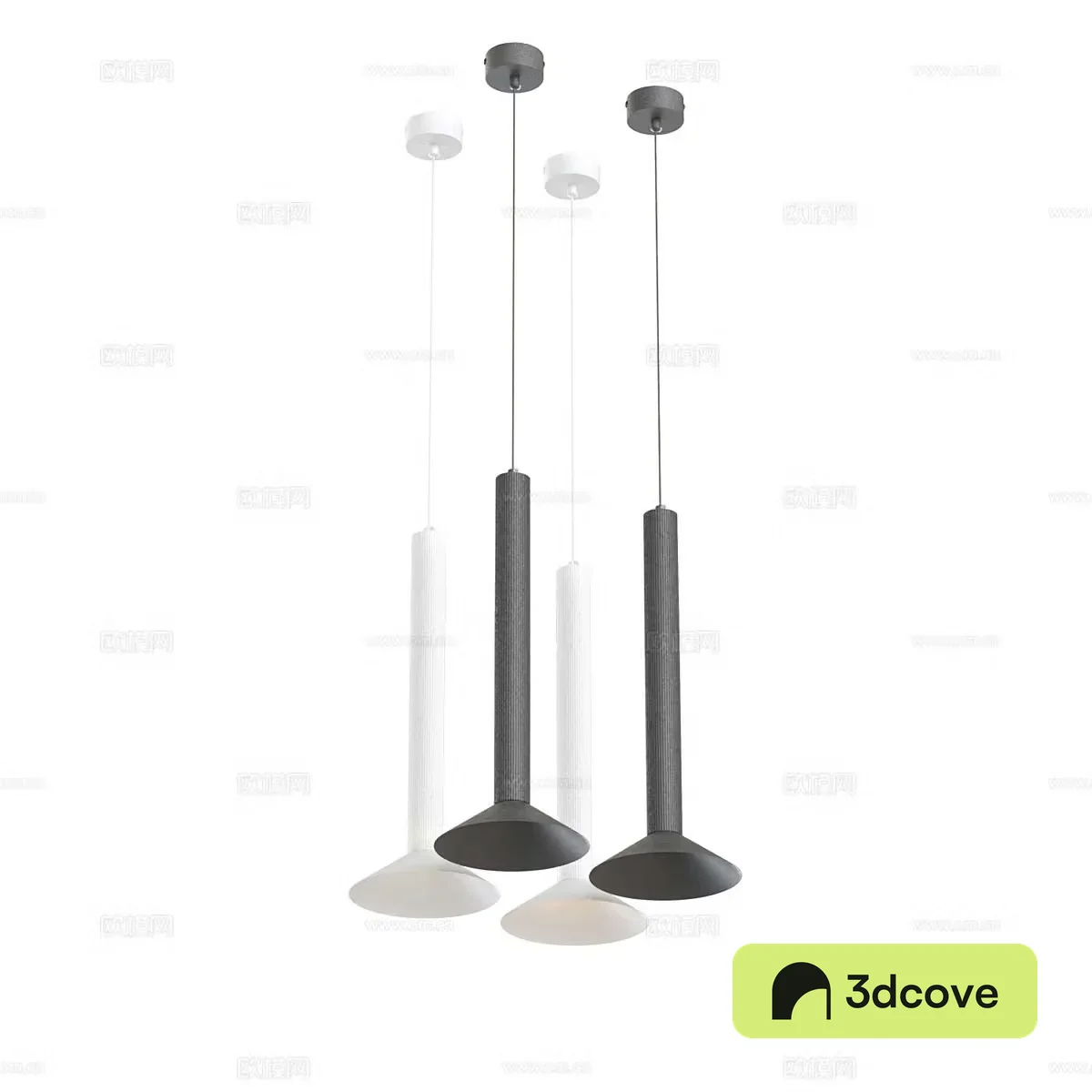 Modern simple small chandelier