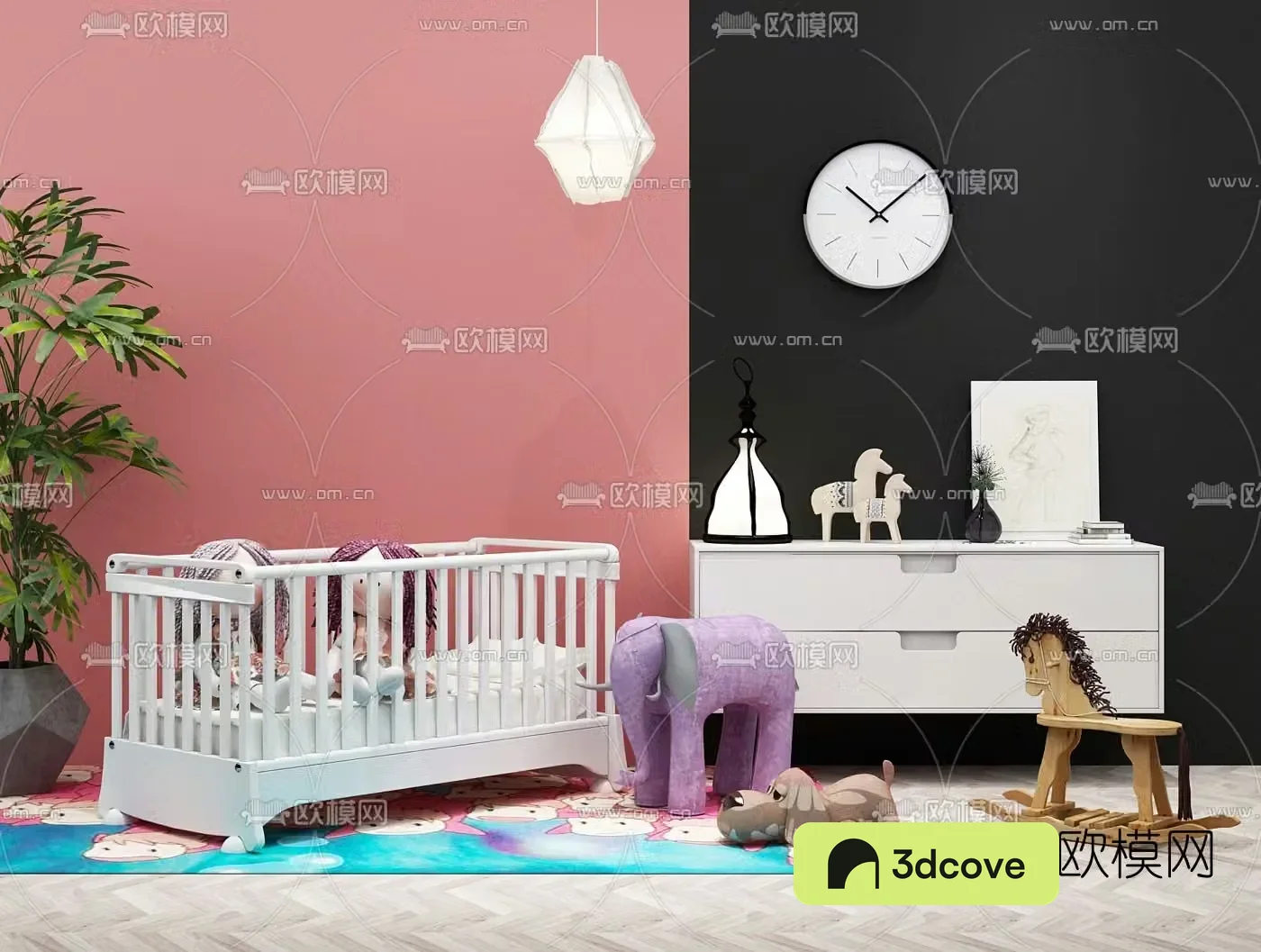 Modern crib toy