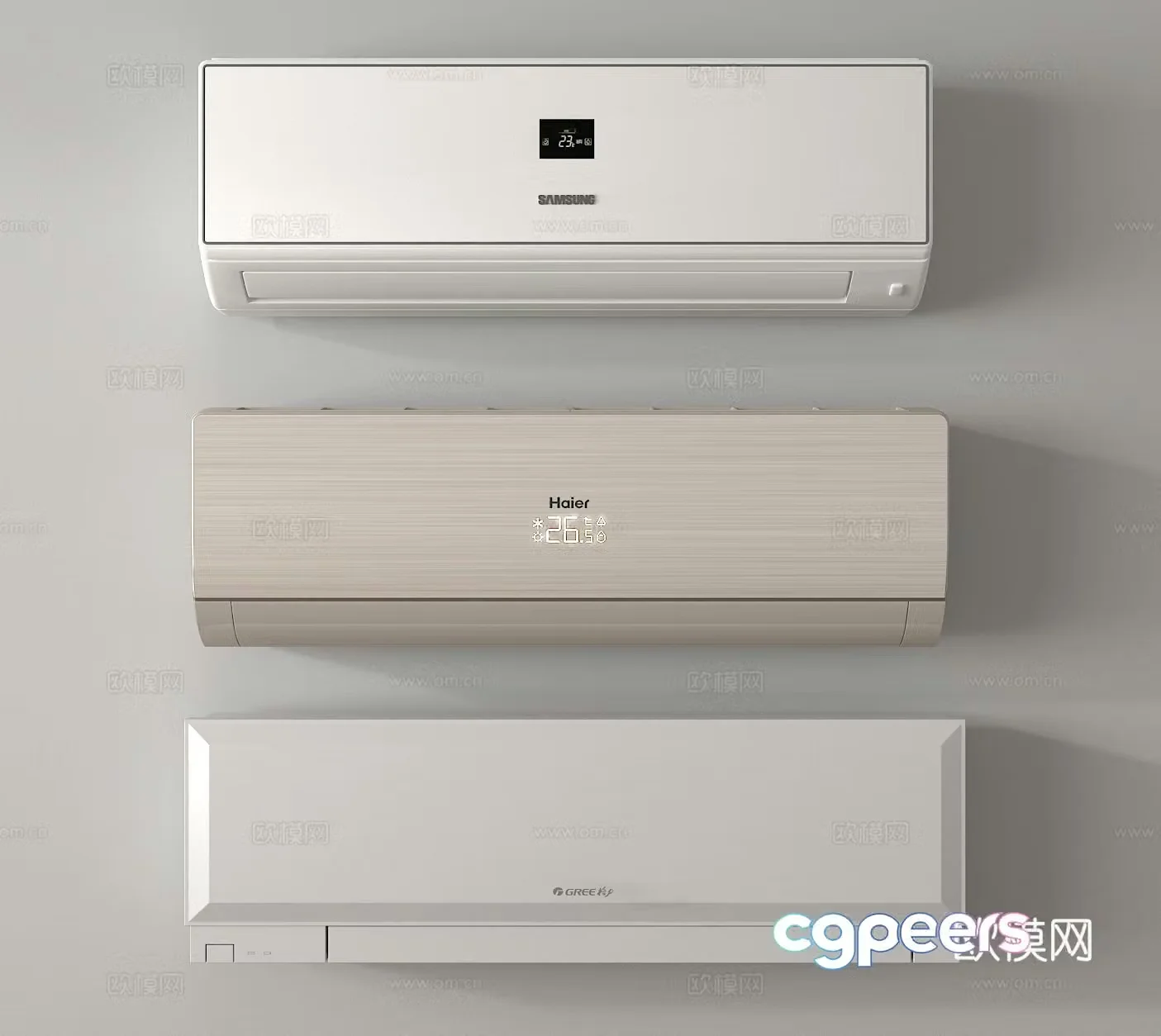 Air conditioner hanging air conditioner 3D model
