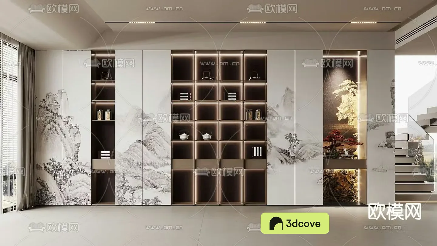 New Chinese style decorative cabinet