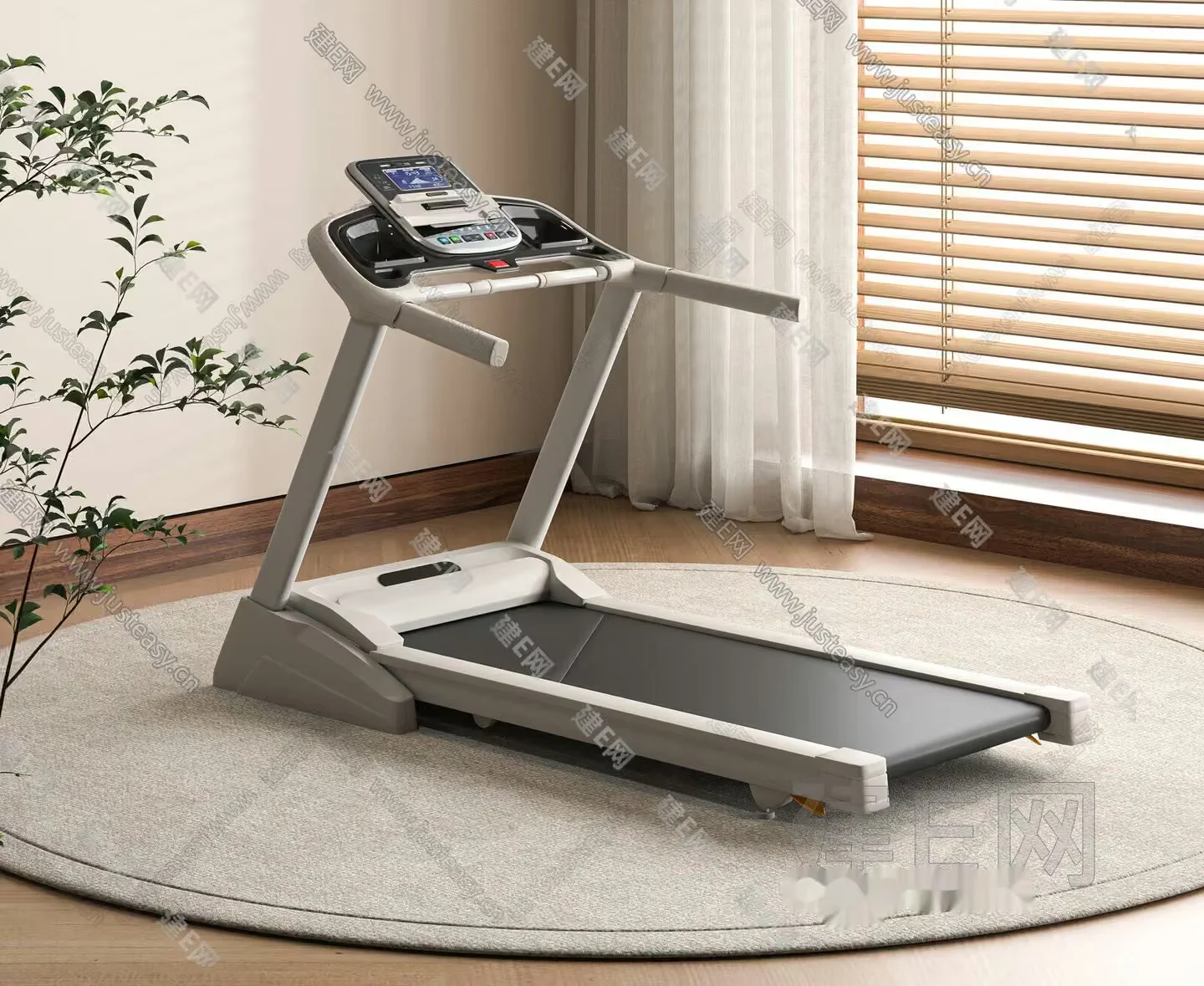 Modern Exercise Equipment 3D Model – 4062 – VRAY Render