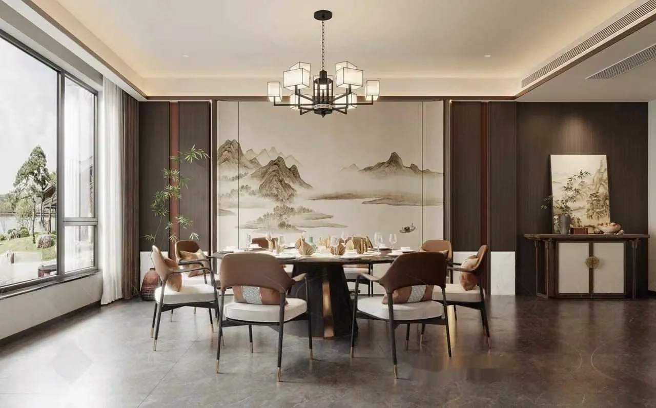 Modern Dining Room 3D Model – 430 – VRAY Render
