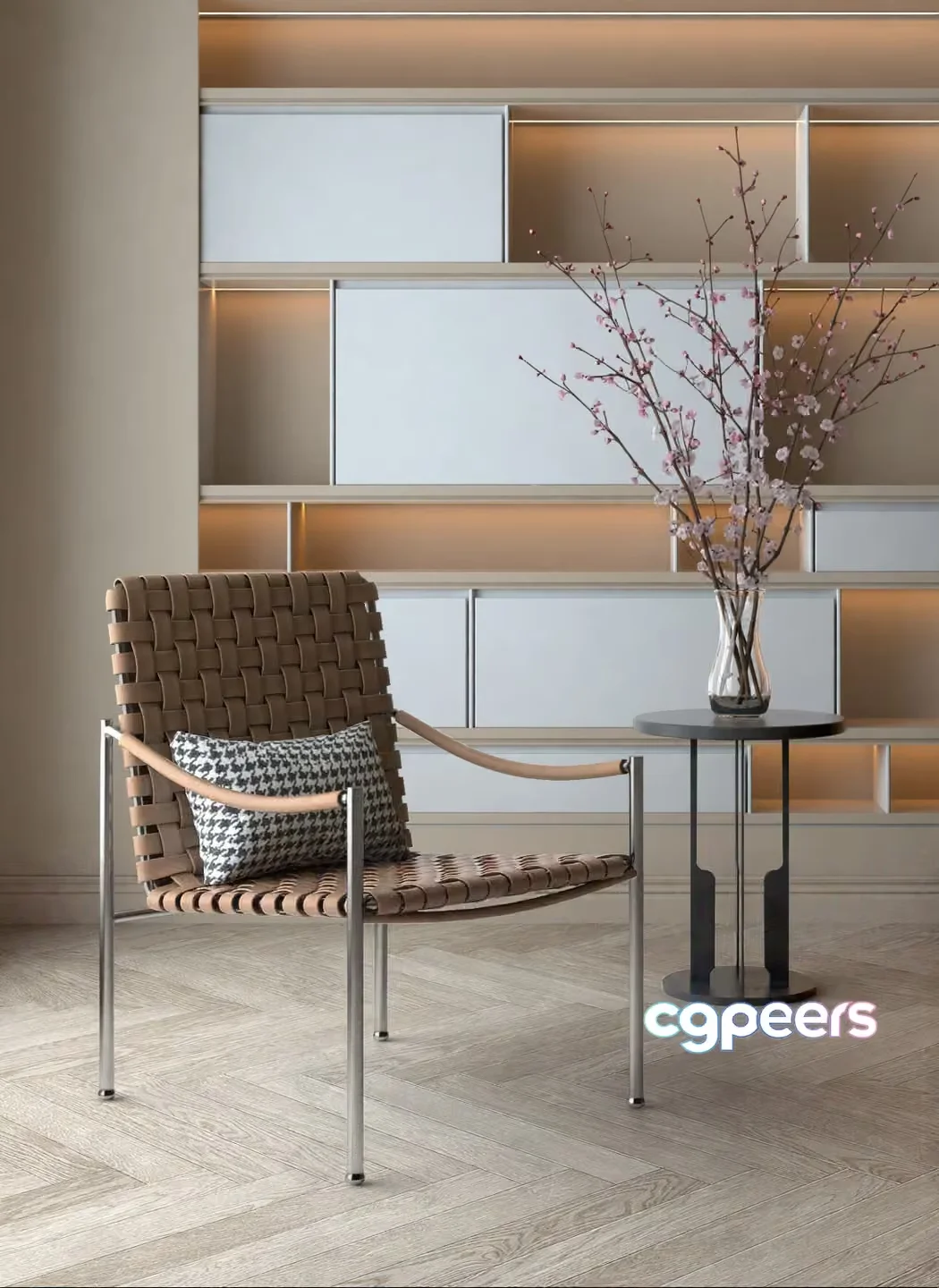 Modern Minimalist Chair 3D Model – 18282 – VRAY Render