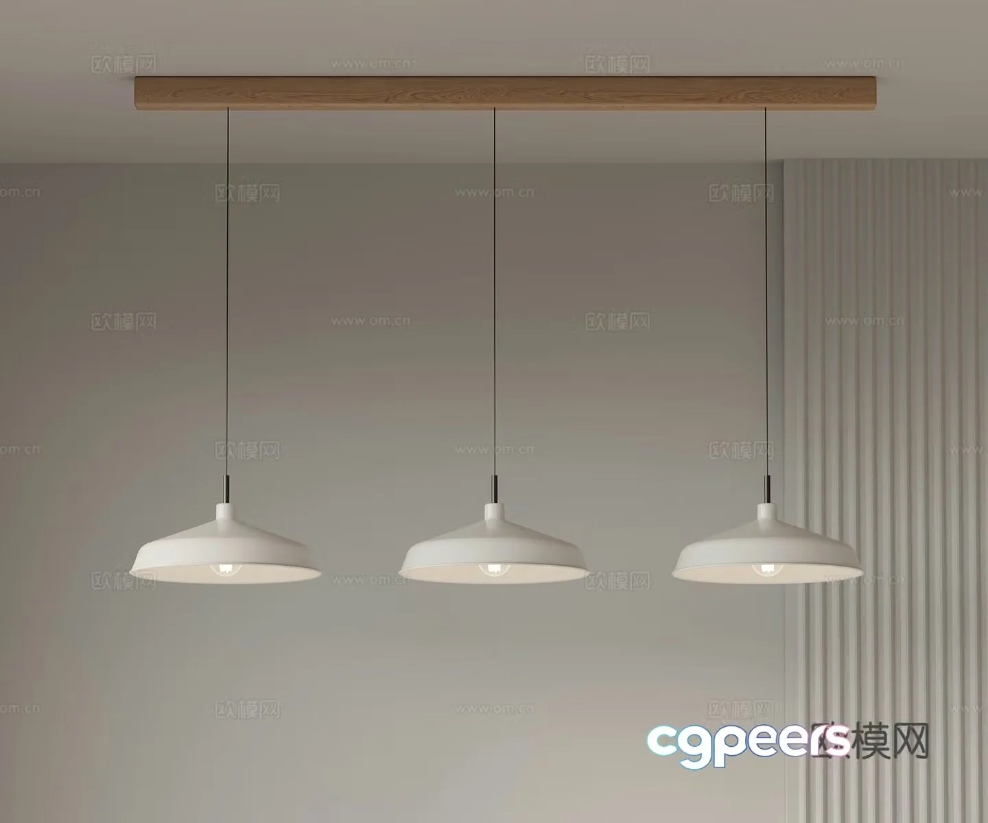 Modern Chandelier Metal Chandelier 3d Model