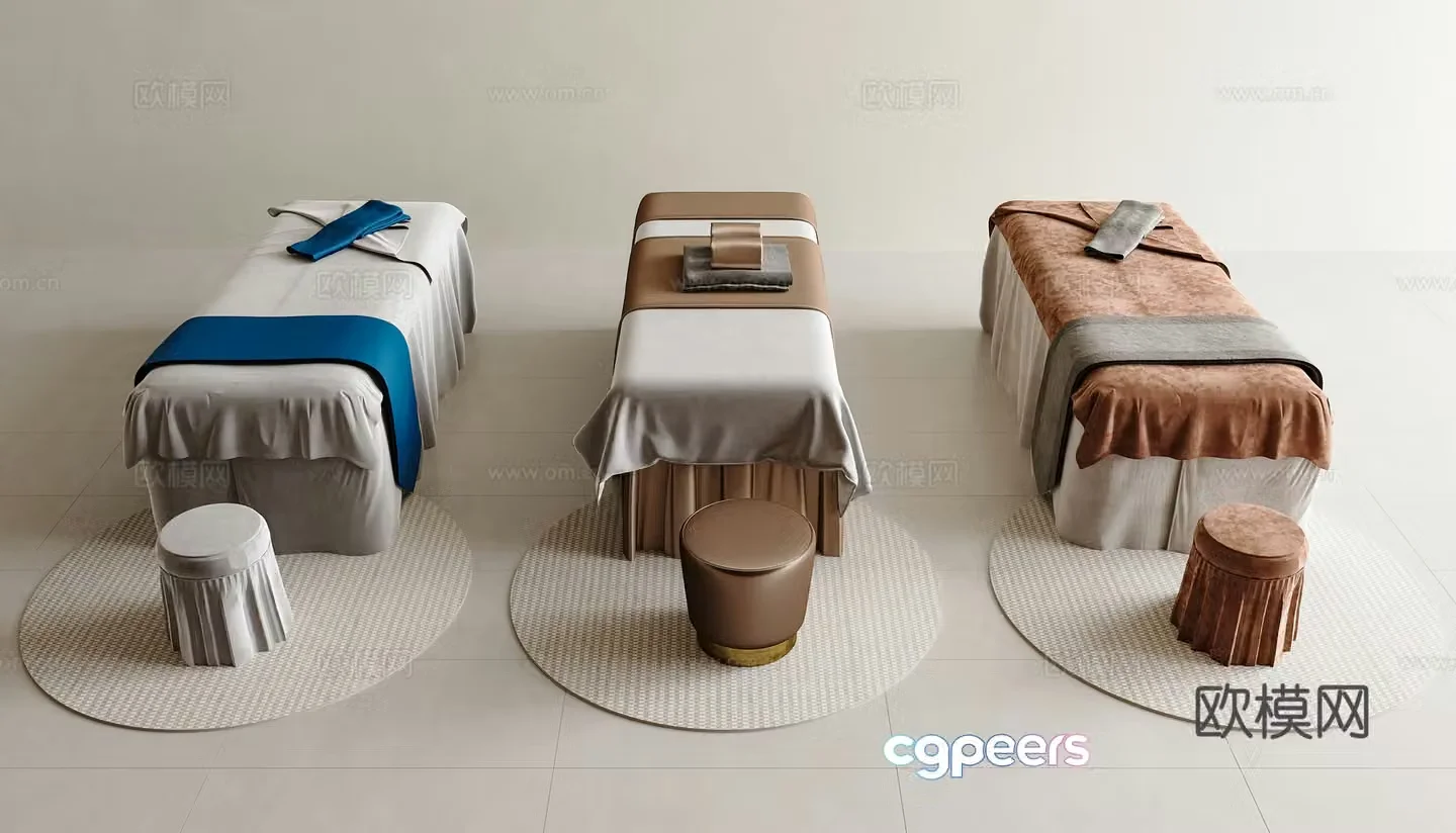Modern massage bed SPA bed Massage bed Physical therapy bed Beauty bed Beauty salon SPA bed 3d model