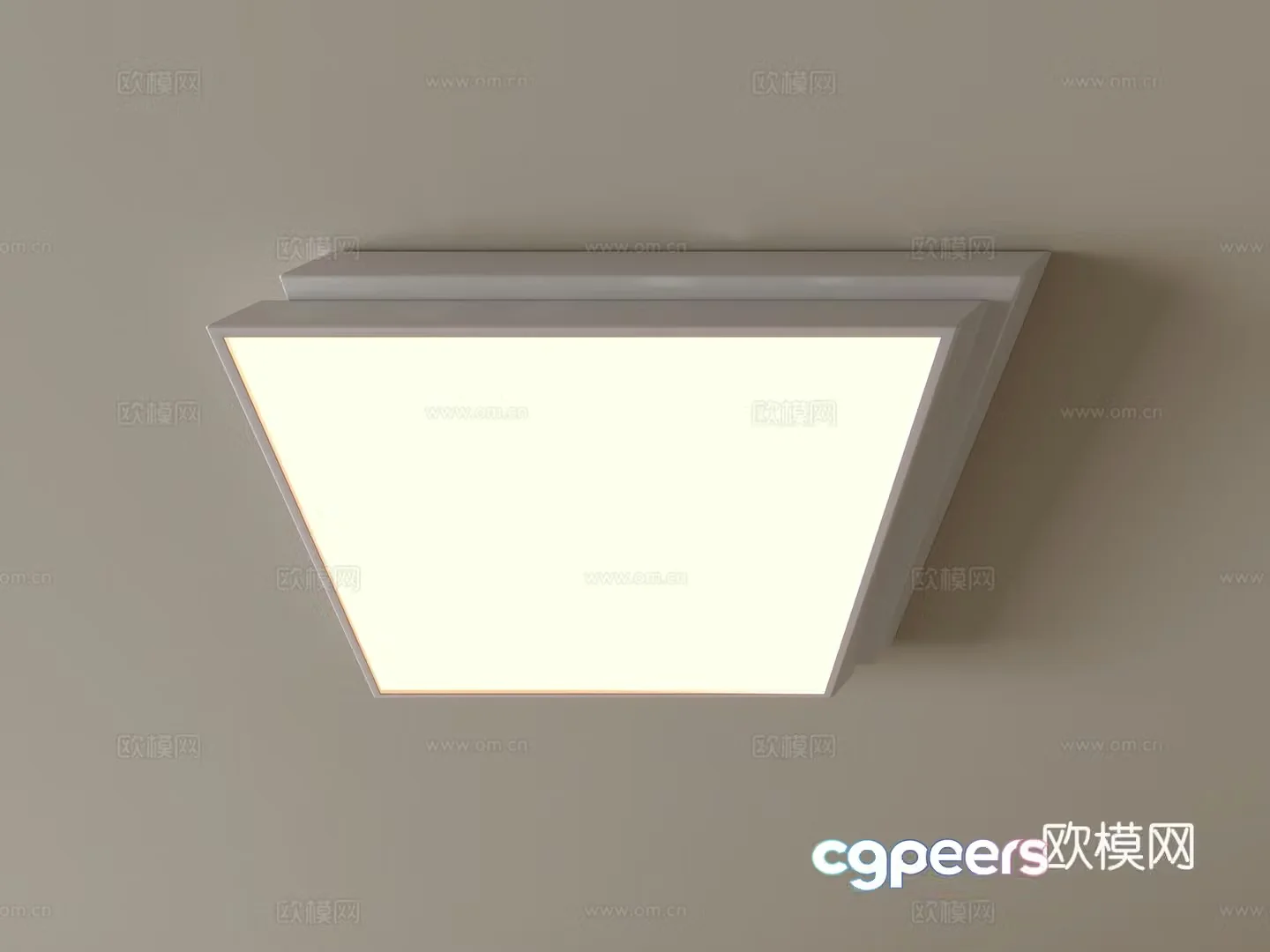 Modern ceiling lamp Geometric ceiling lamp Bedroom lamp Artistic shaped lamp Fashion living room lamp 3D model