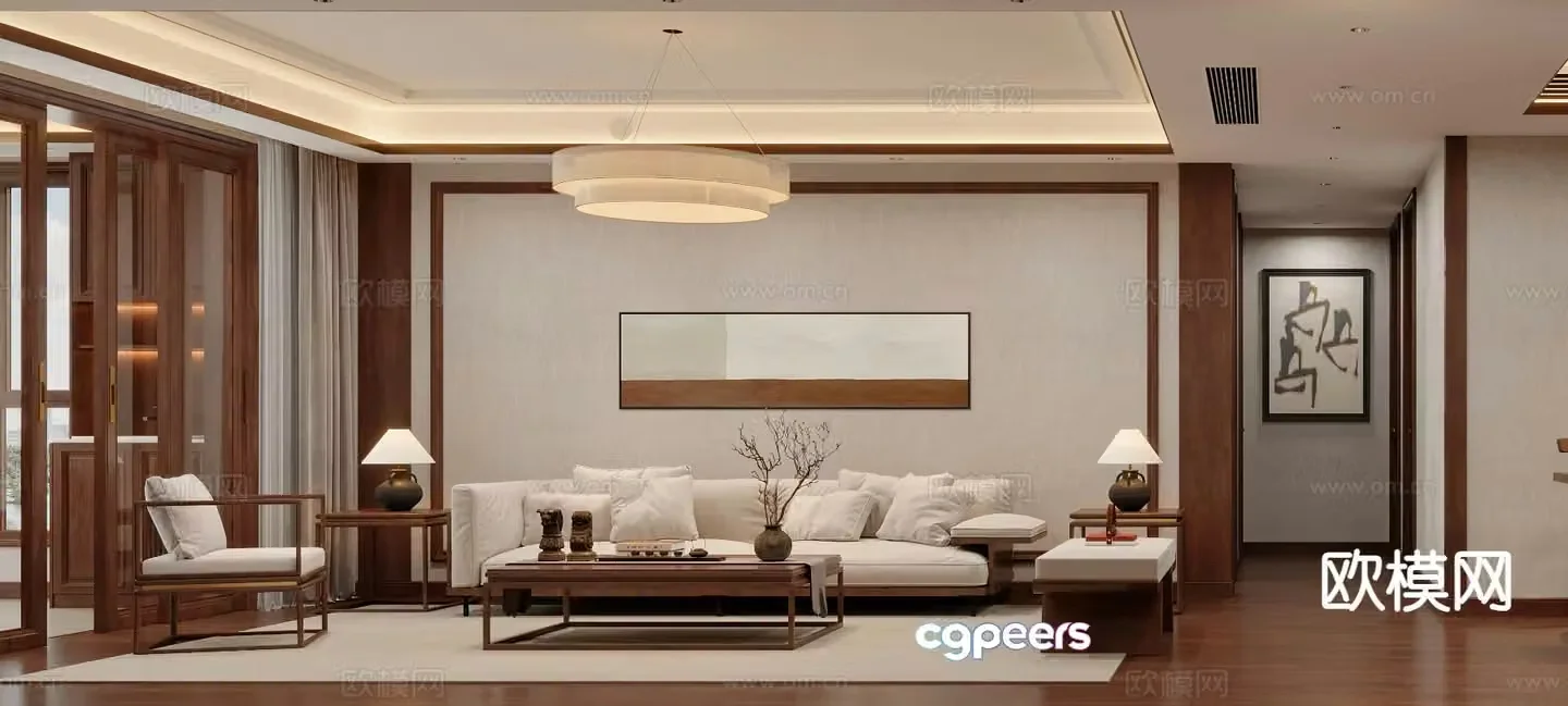 New Chinese restaurant 3D model