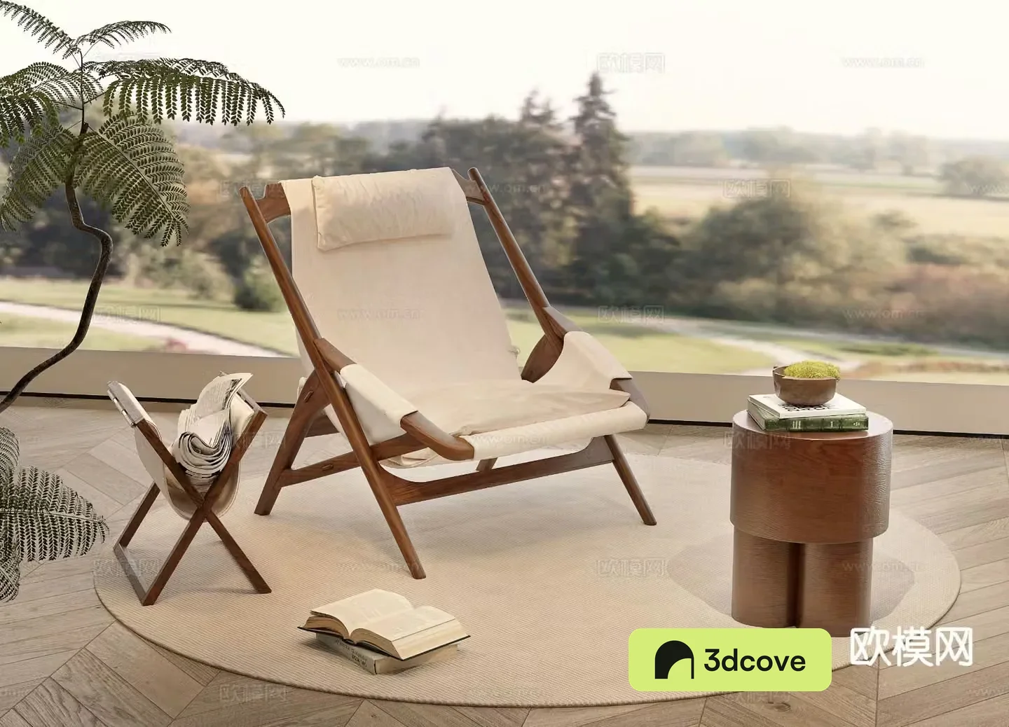 Medieval style chair leisure chair