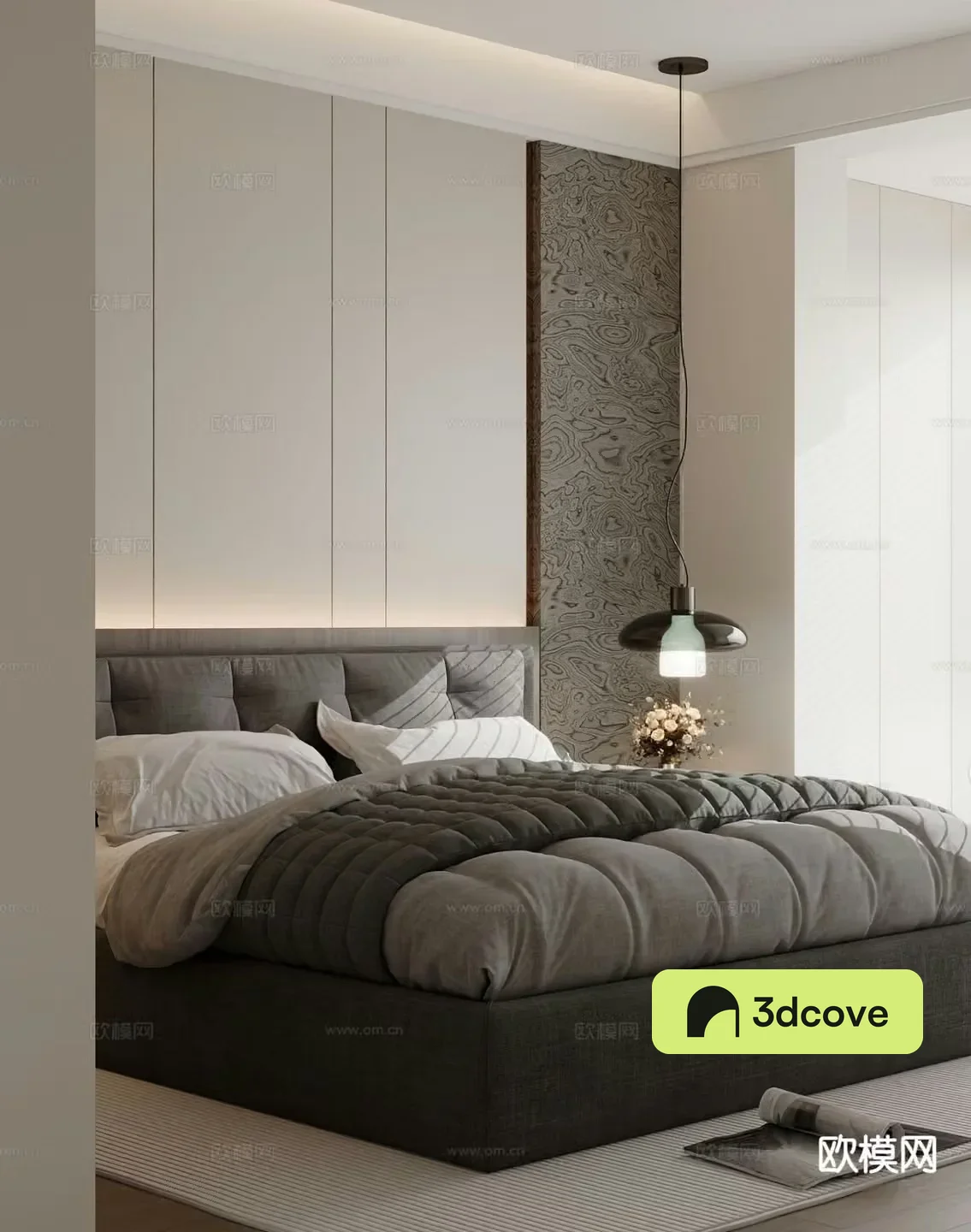 Modern double bed