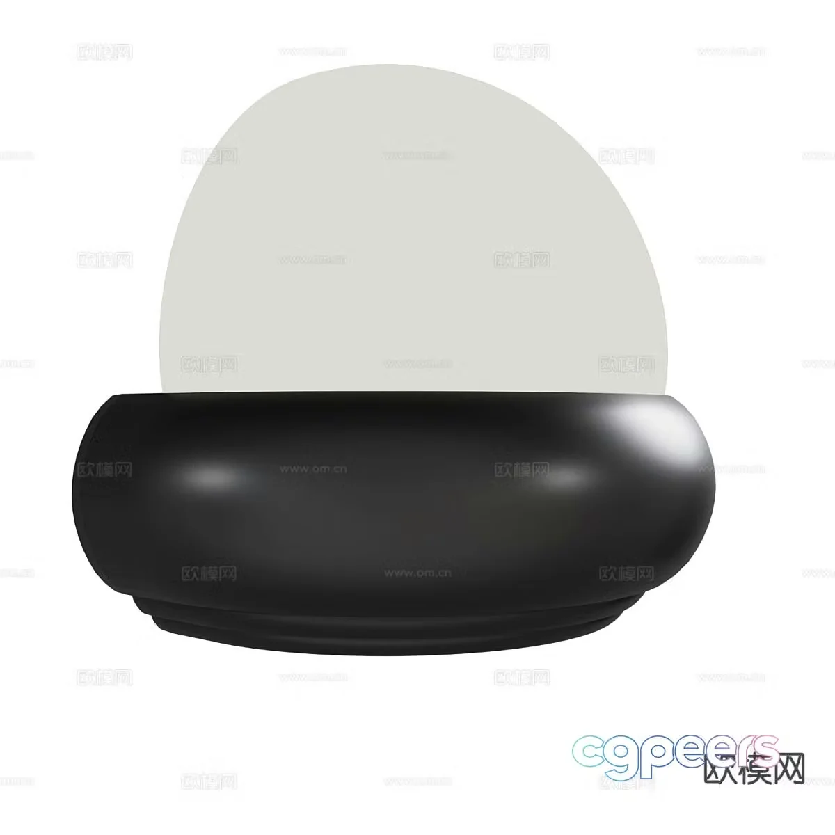 Modern wall light 3d model
