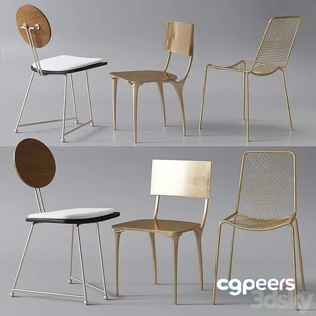 3ds Max Free – CB2 Chairs collection