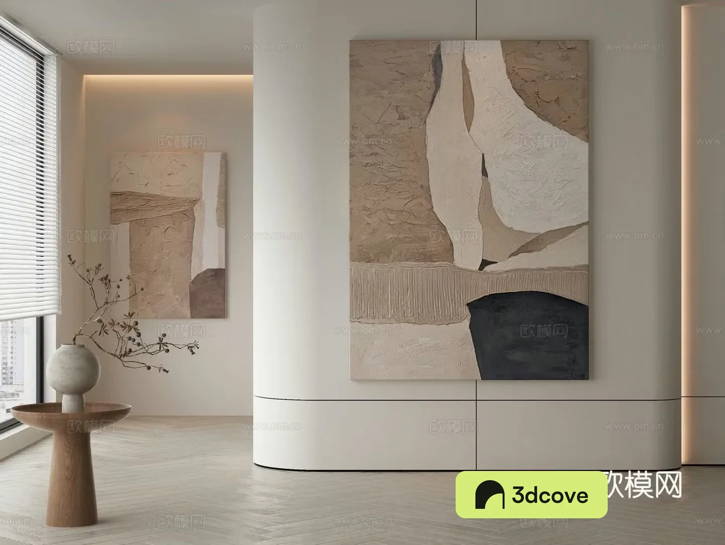 Modern decorative painting texture painting hanging painting