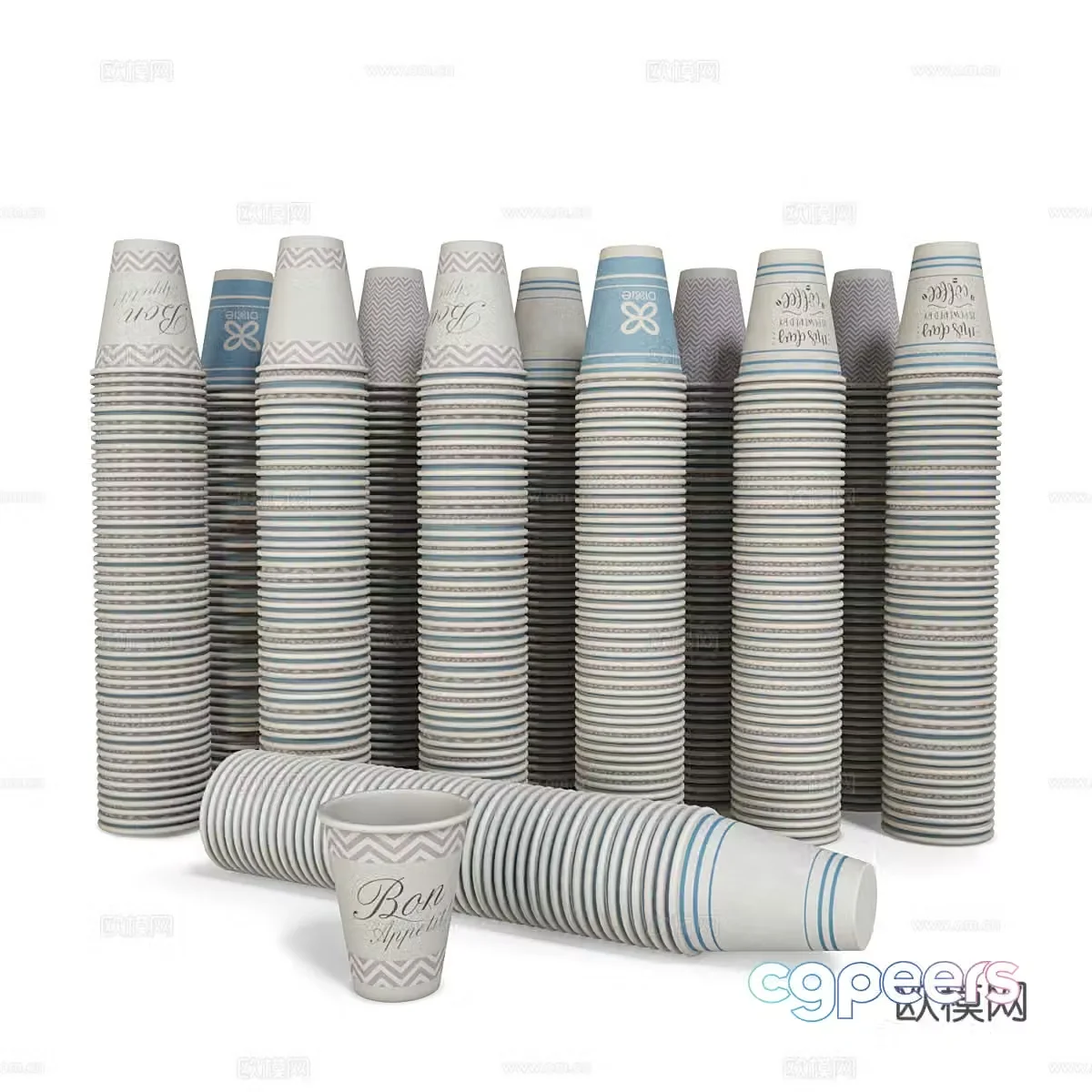 Paper cup 3d model