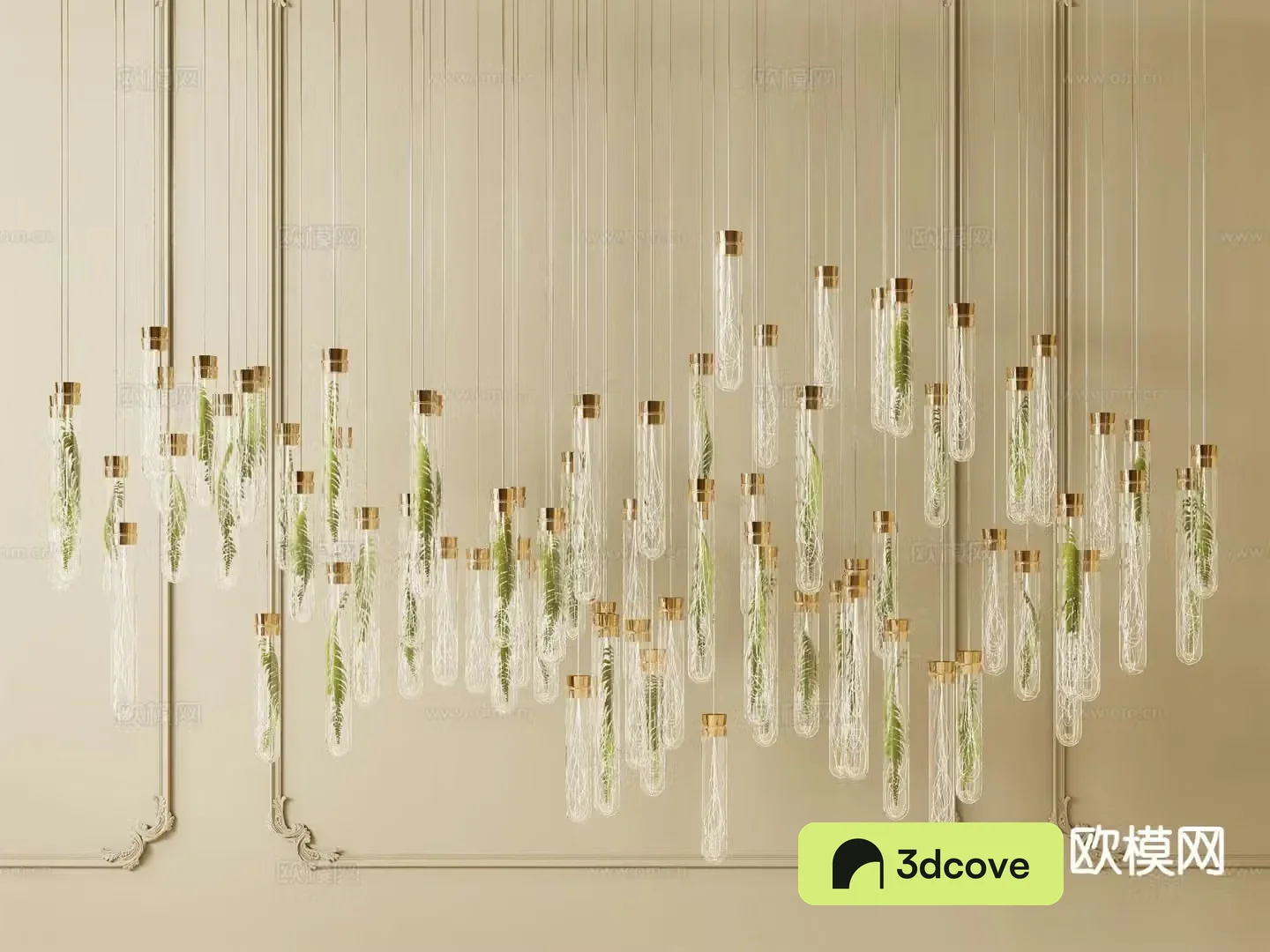 Light luxury decorative chandelier crystal lamp
