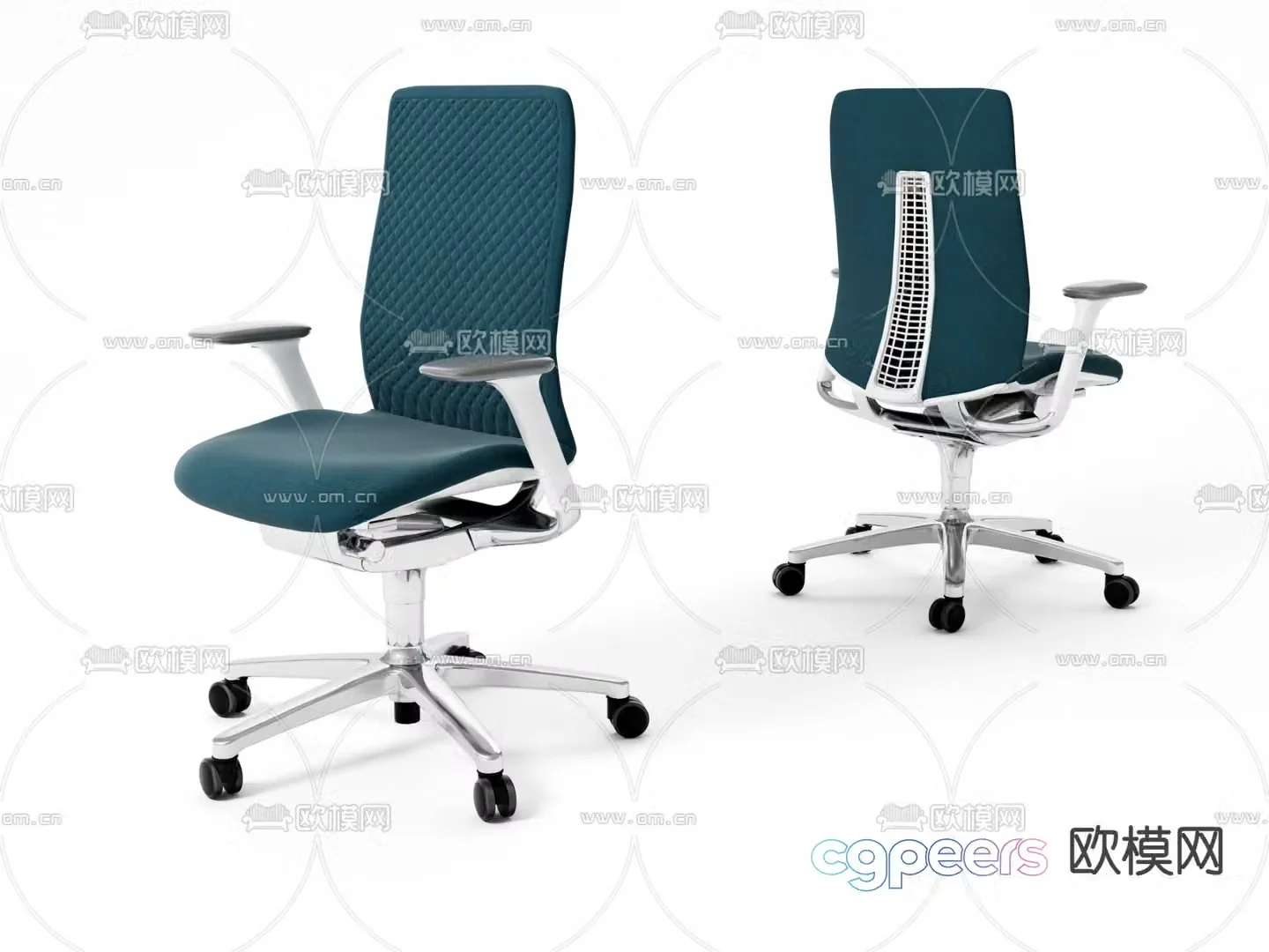 Office chair ergonomic chair 3d model
