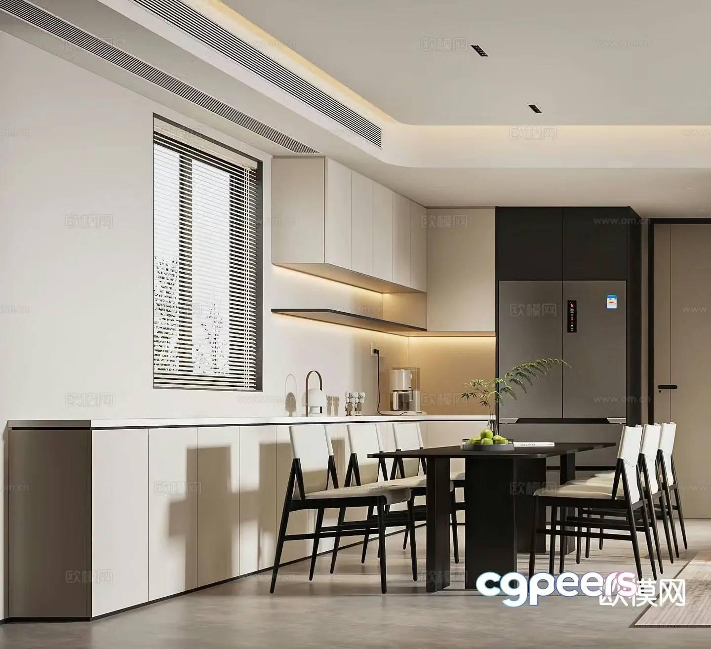 Modern restaurant 3d model