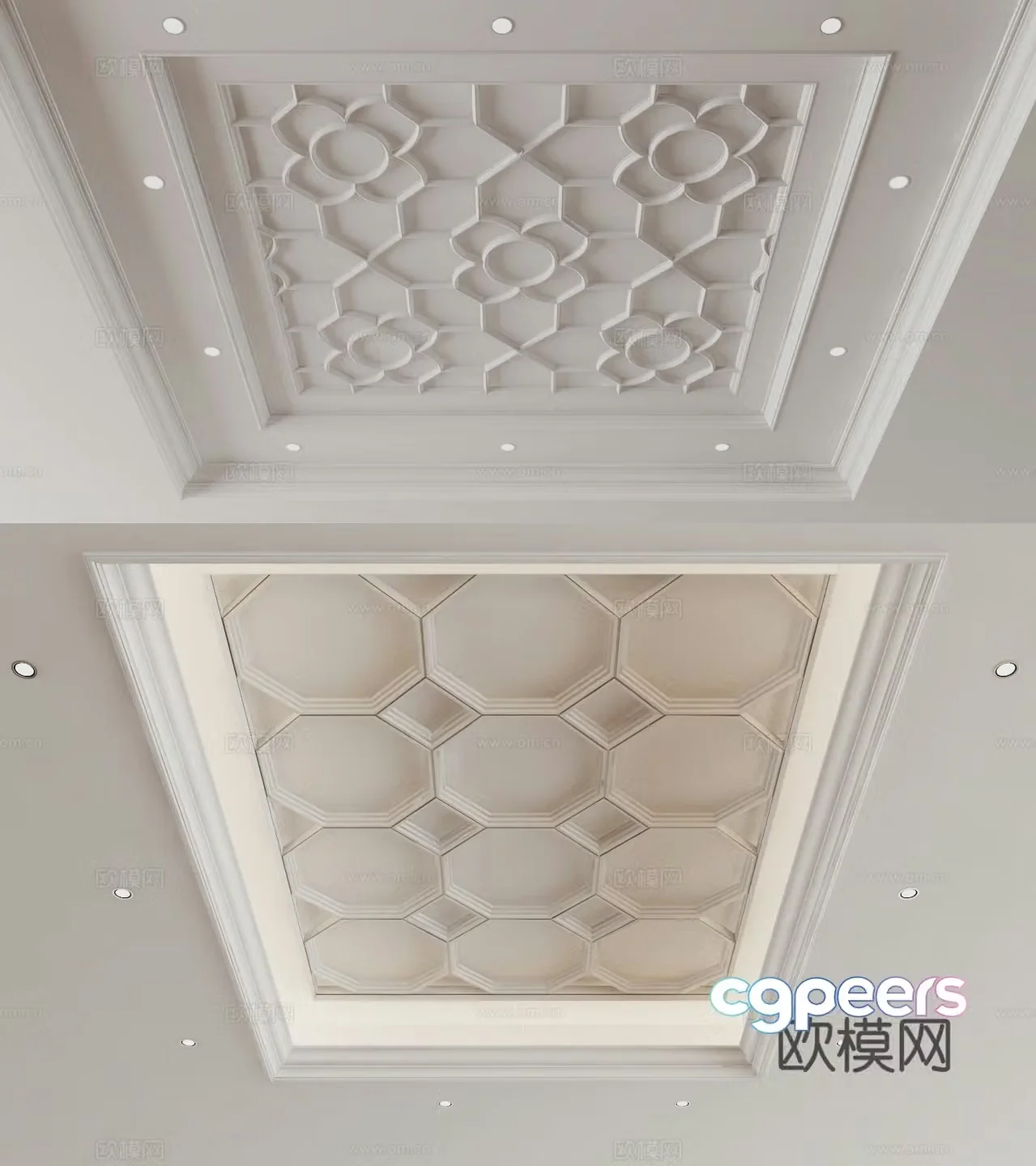 American ceiling 3D model
