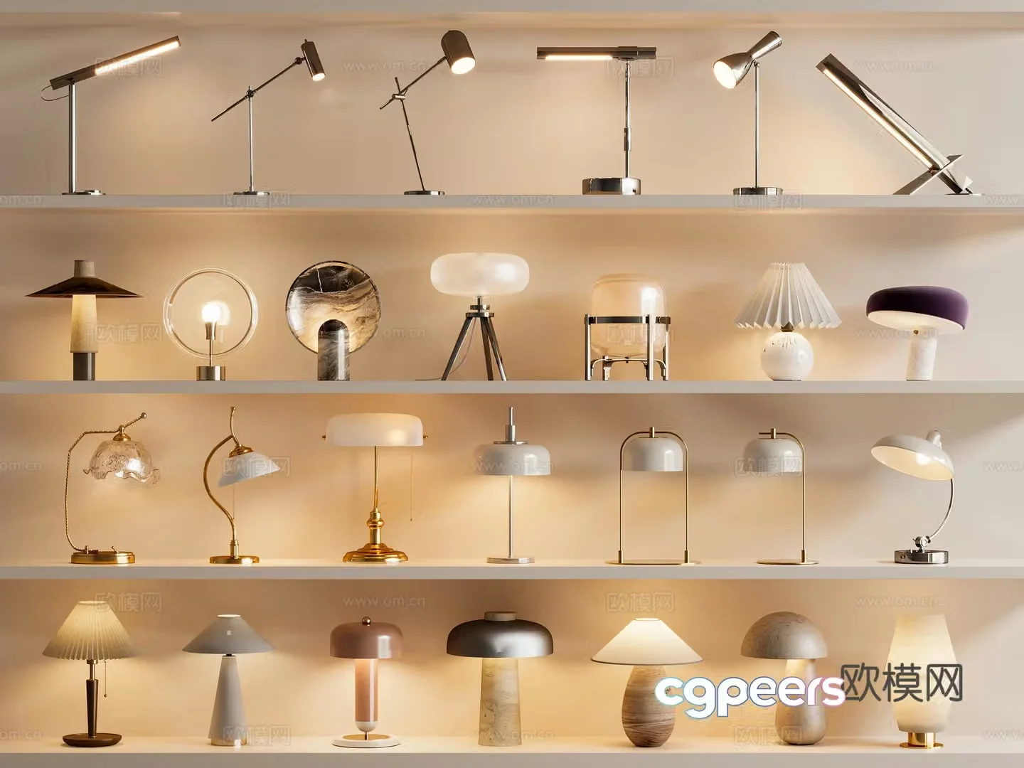 Modern simple desk lamp Bauhaus desk lamp Reading lamp Desk lamp Bedside desk lamp 3D model