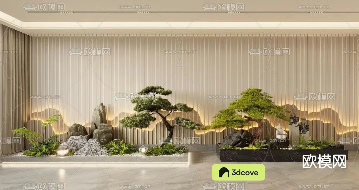 New Chinese style indoor landscape