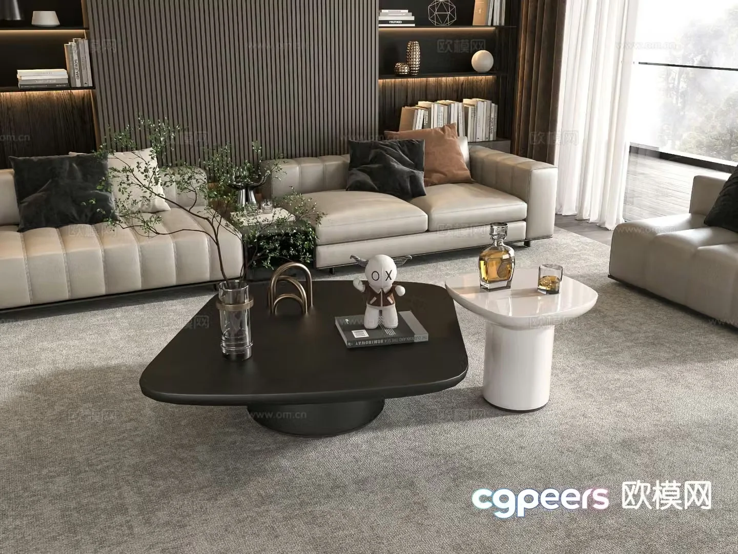 3D model of mother-in-law coffee table