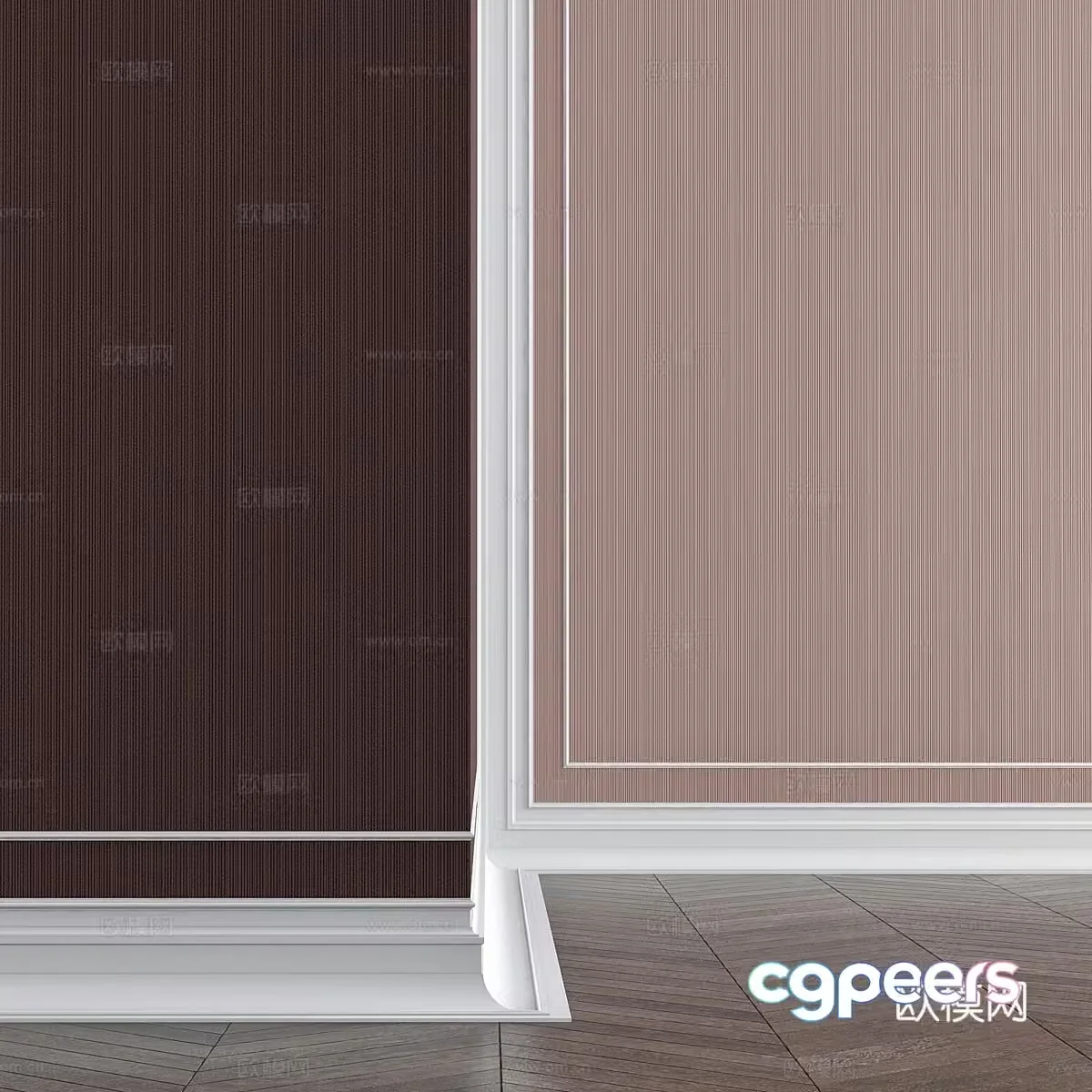 3D model of wall cloth material