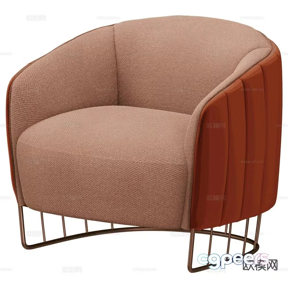 Sancal Italian sofa chair leisure chair 3d model