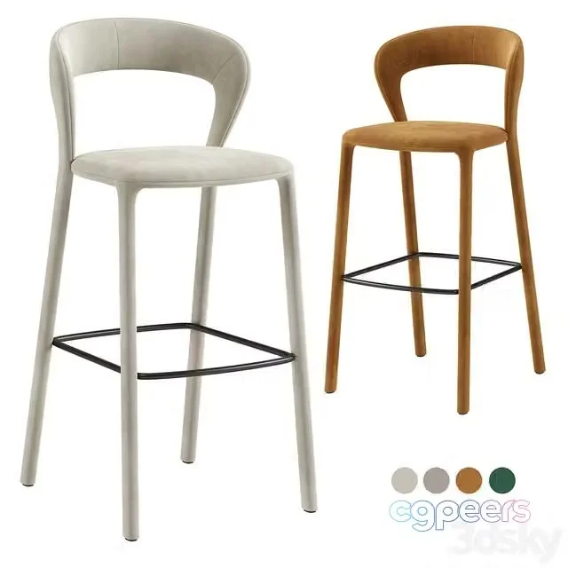 3ds Max Free – Sama Bar stool AM.PM