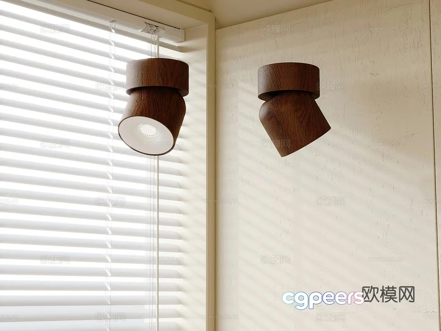 Middle-aged downlight spotlight Song’s turn downlight spotlight 3D model