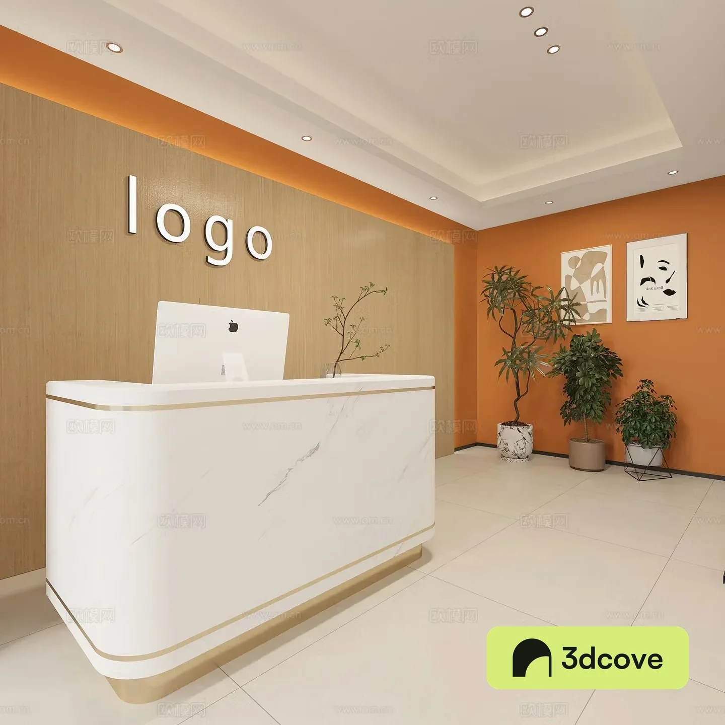 Modern front desk