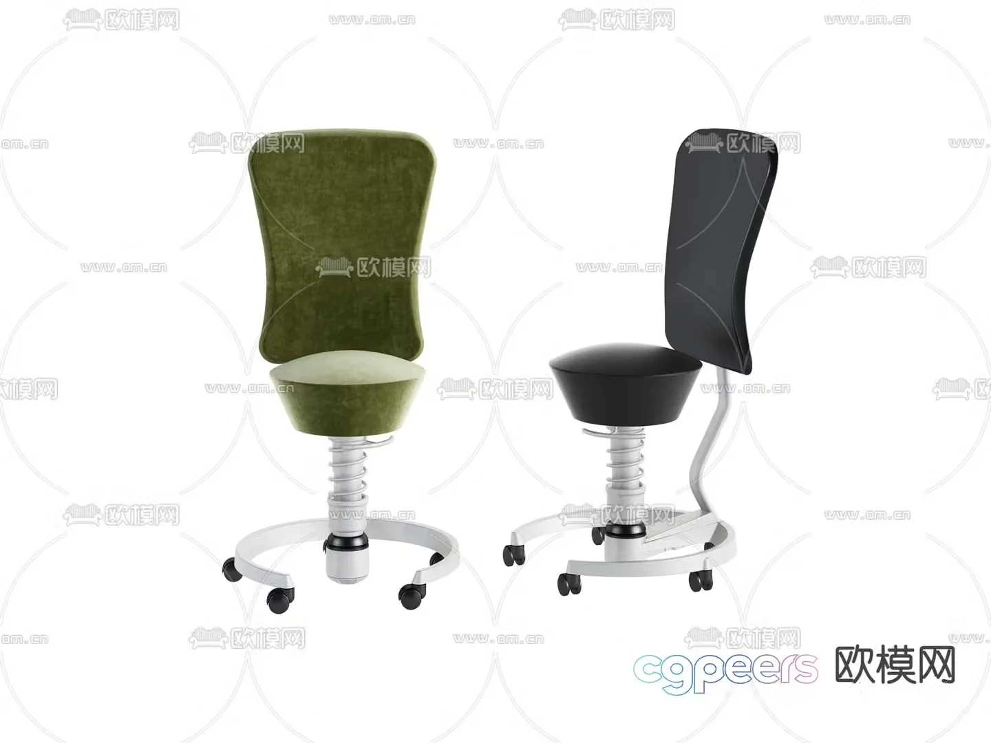 Modern chair leisure chair 3d model