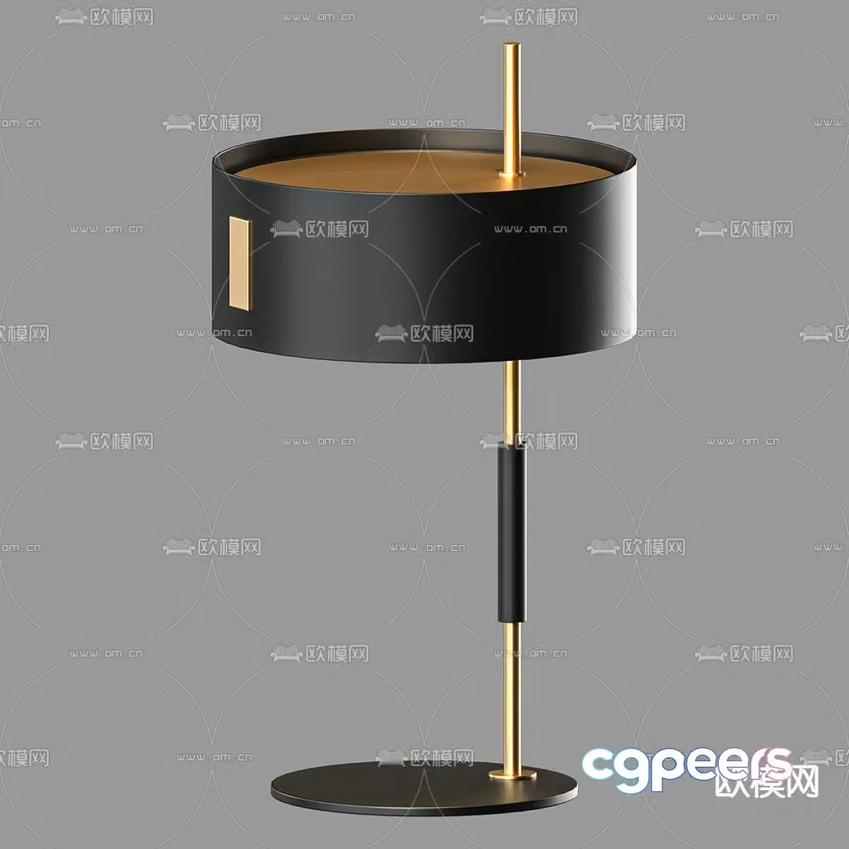Simple desk lamp reading lamp 3d model