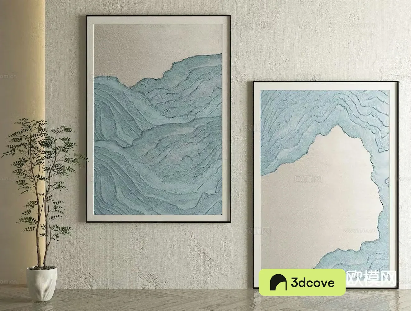 Wabi-sabi art painting texture painting decorative painting