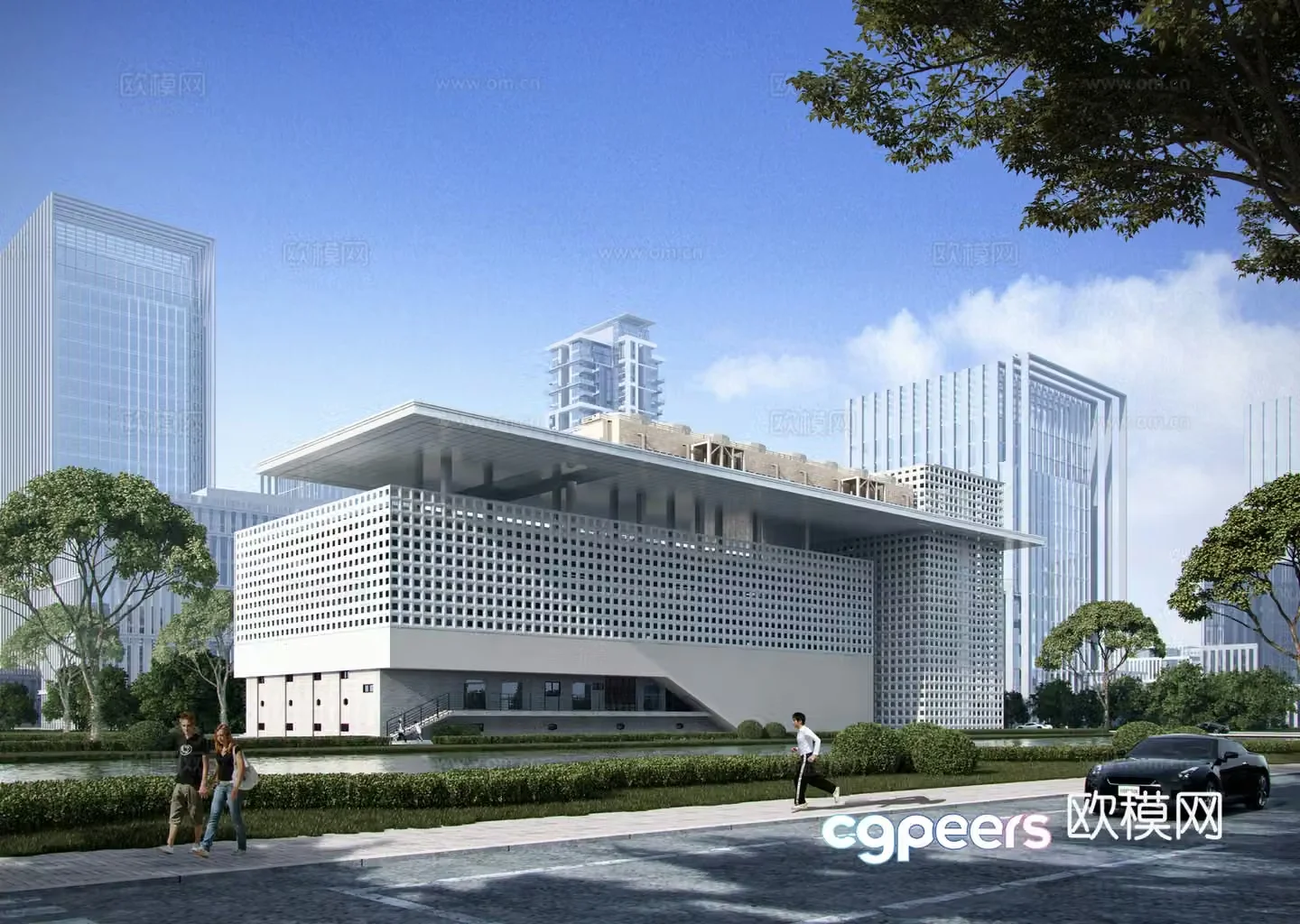 Substation appearance 3D model