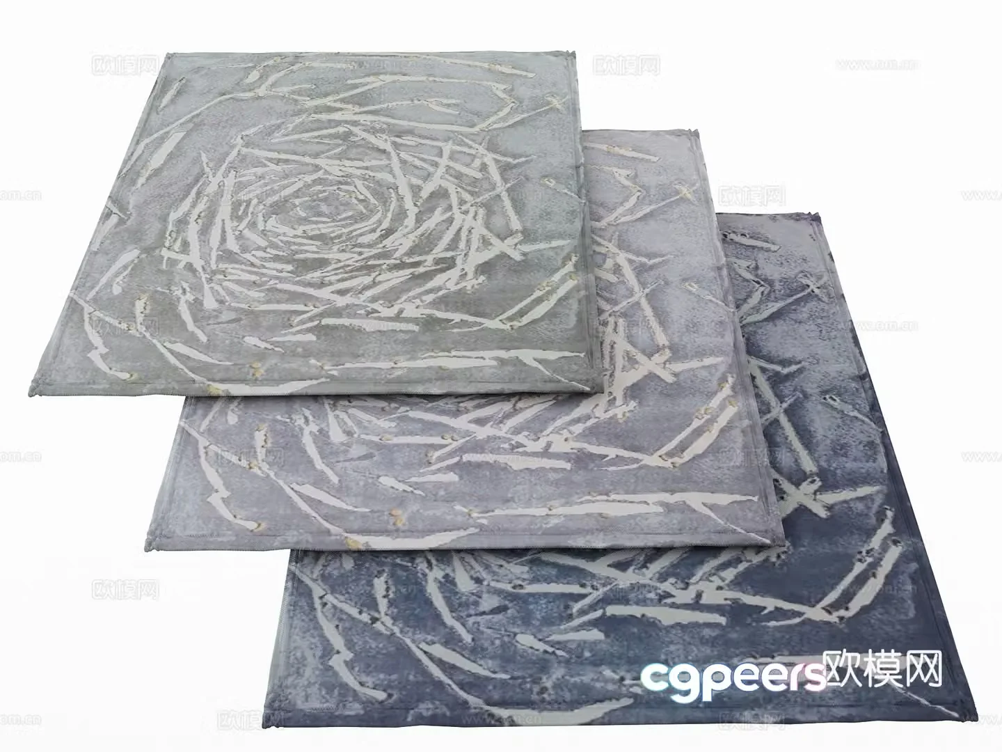 Modern carpet 3d model