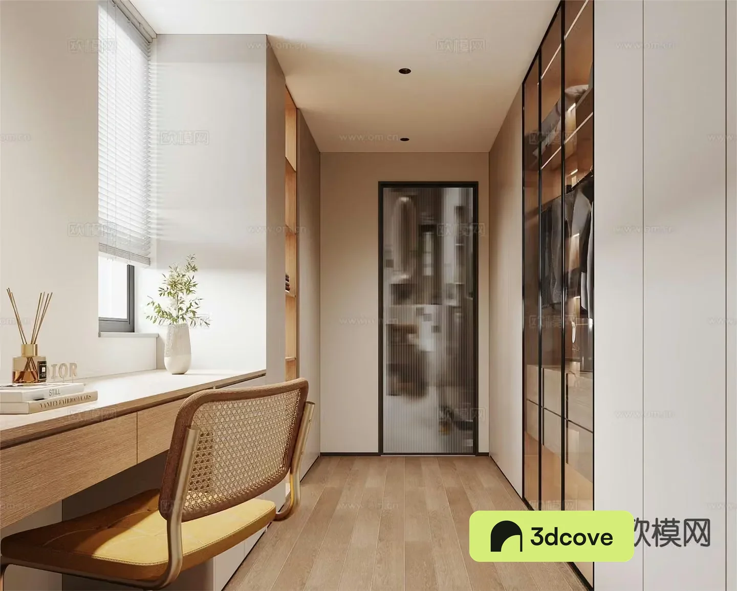 Log style cloakroom
