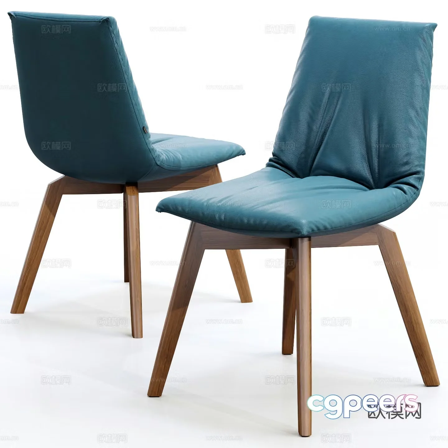 TEAM Nordic chair dining chair 3d model