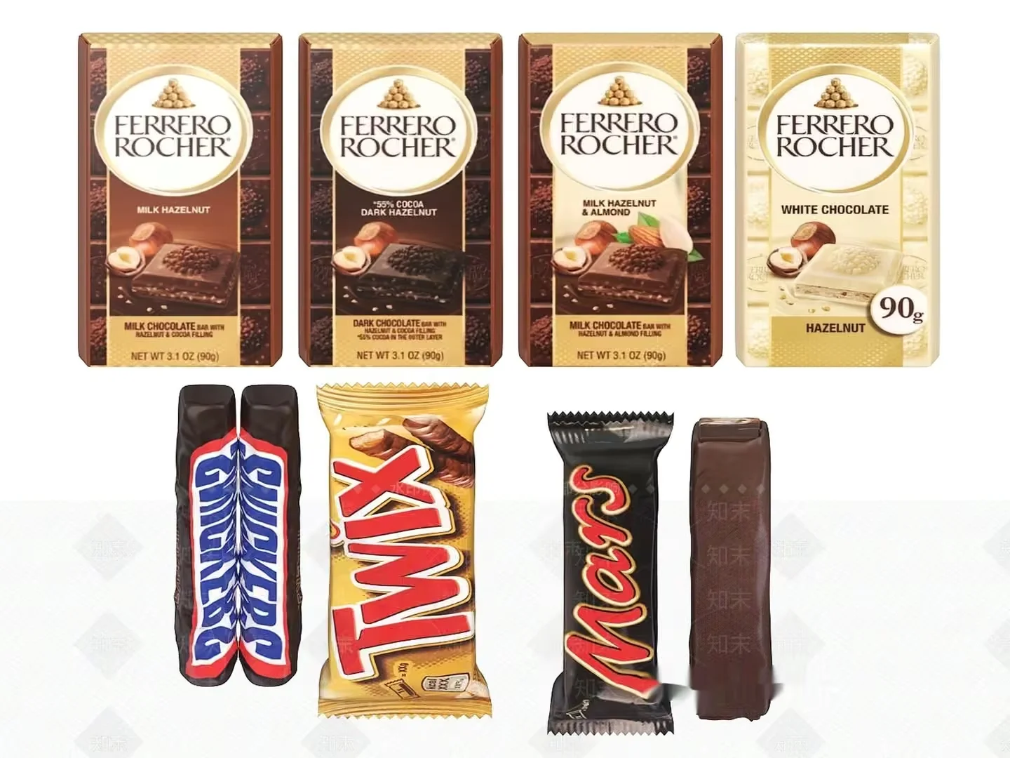 Chocolate Bars 3D Model – 8648 – VRAY Render