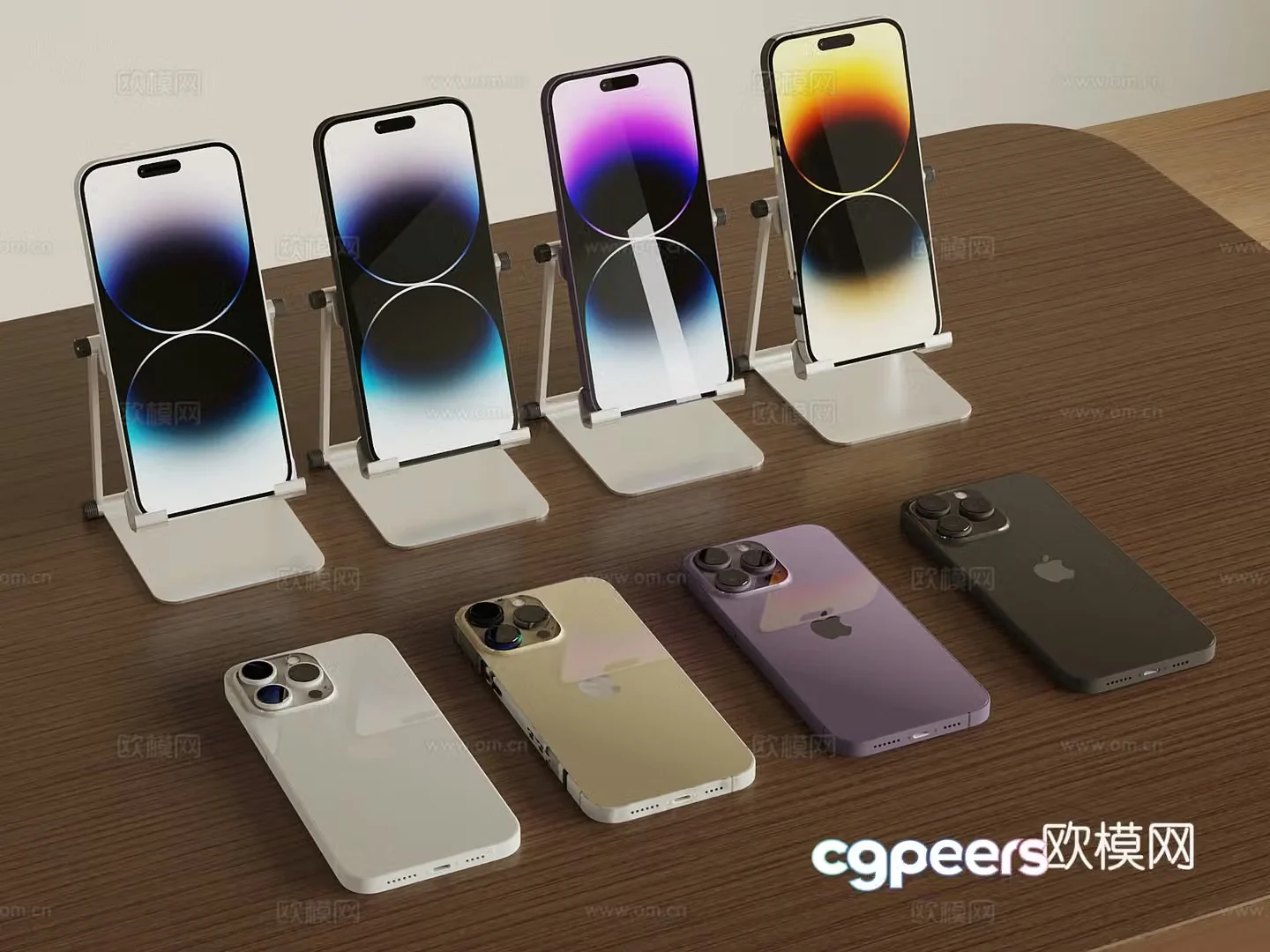 Modern smartphone Apple phone 3d model
