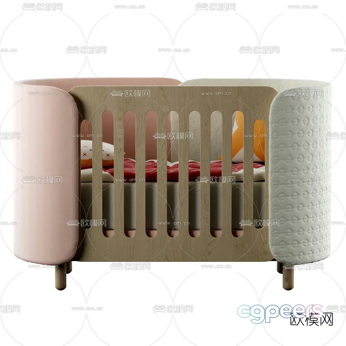 Nordic crib 3d model