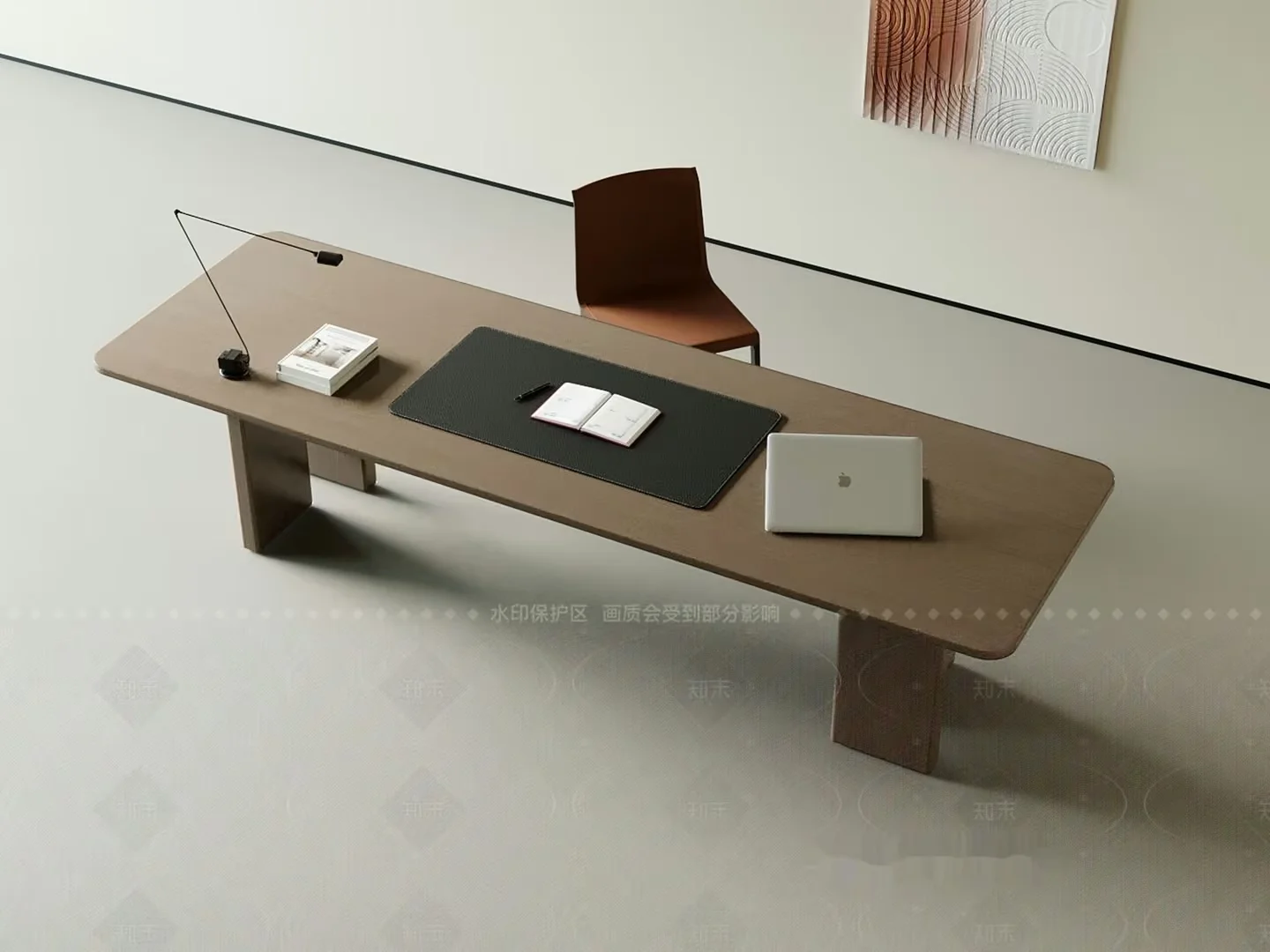 Modern Office Desk 3D Model – 11316 – CORONA Render