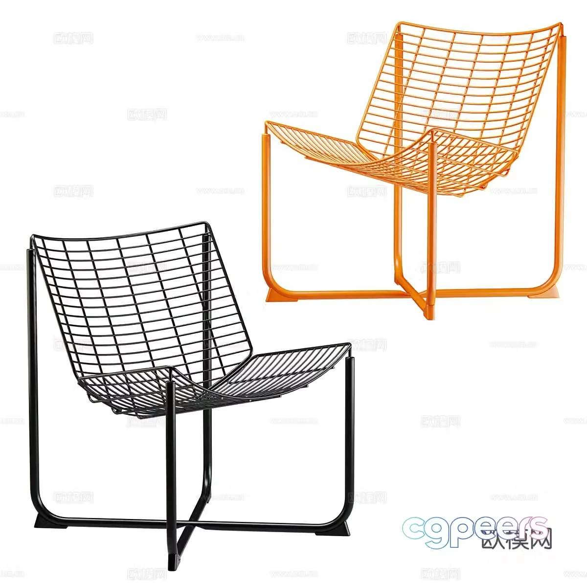 Modern leisure chair 3d model