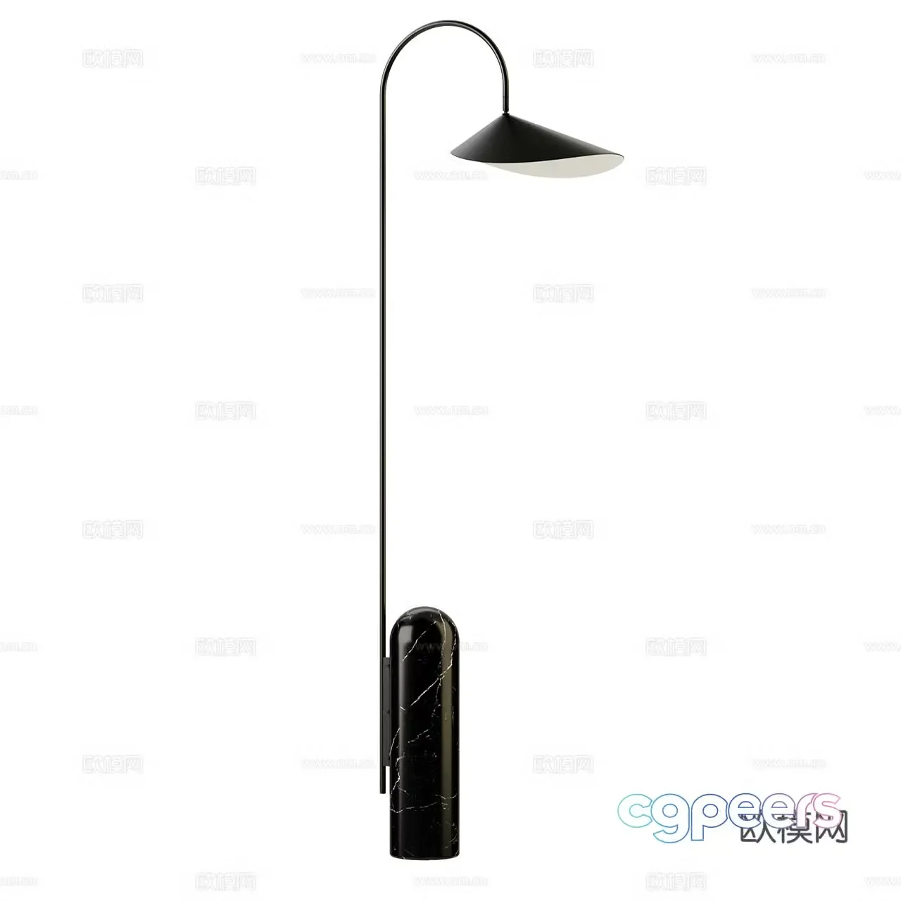 Ferm Living Minimalist Floor Lamp Retro Floor Lamp Classic Floor Lamp 3D Model