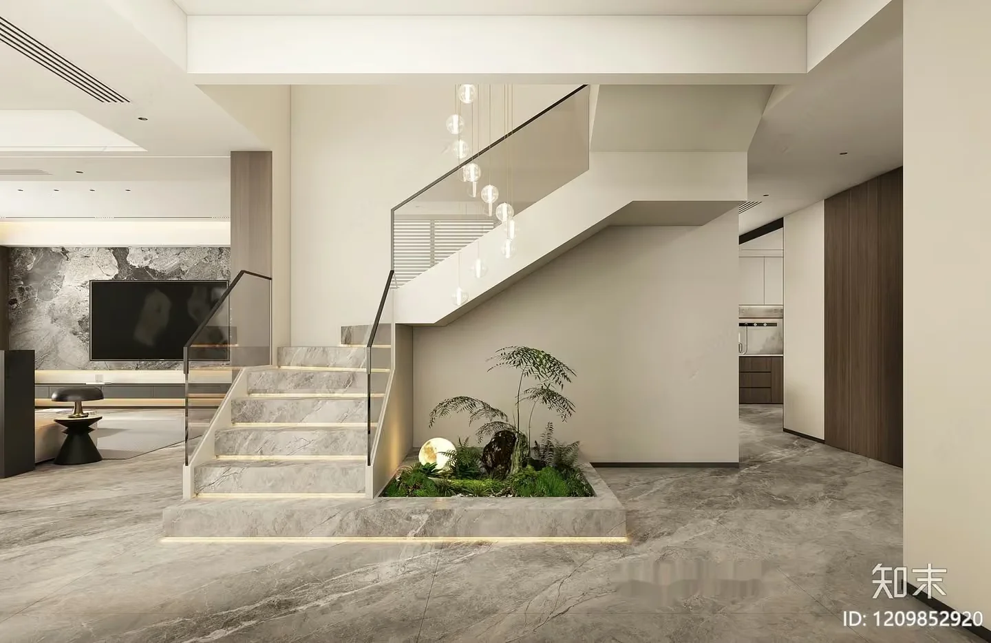 Modern Home Interior 3D Model – 22749 – VRAY Render