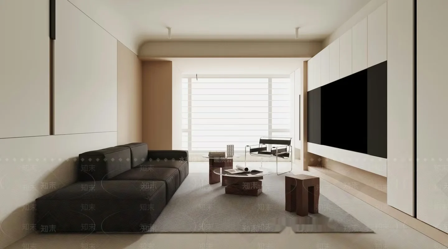 Modern Living Room 3D Model – 12522 – VRAY Render