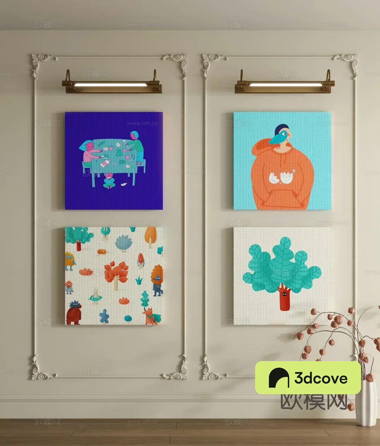 Dopamine decorative painting