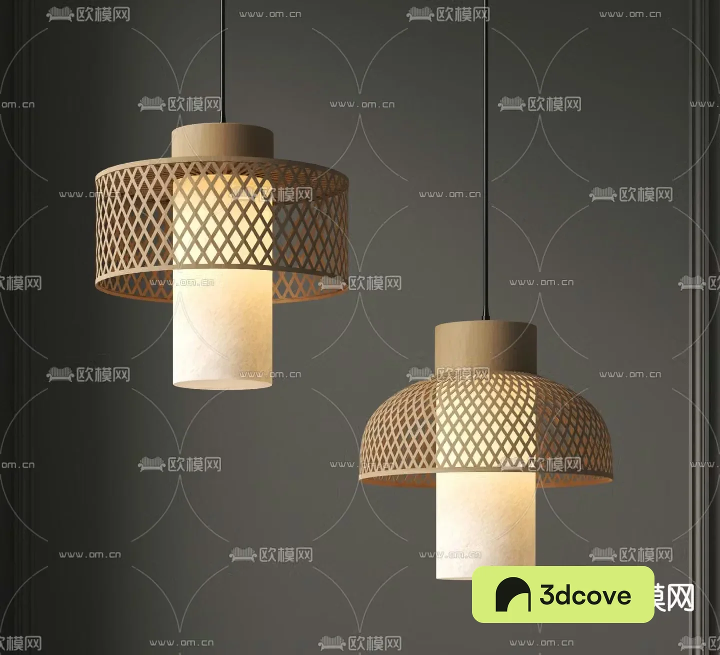 New Chinese style chandelier hollow chandelier