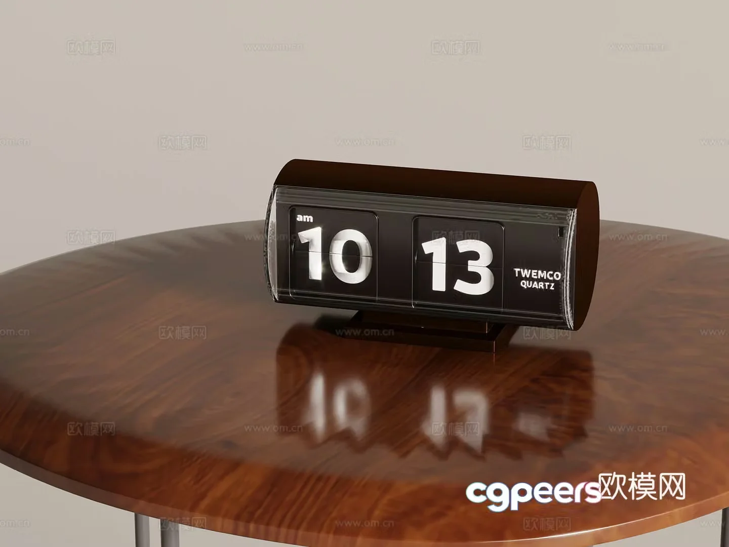 Modern clock ornaments clock alarm clock 3d model