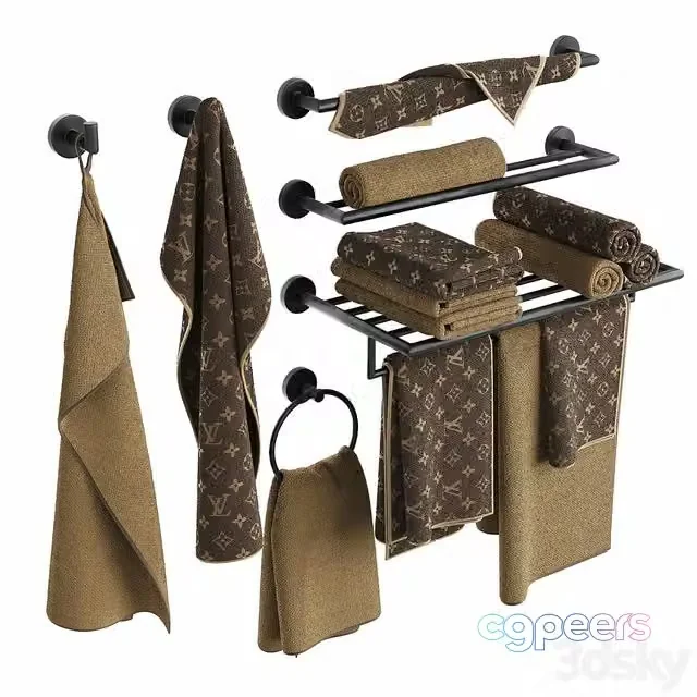 3ds Max Free – Towel 03 Louis Vuitton